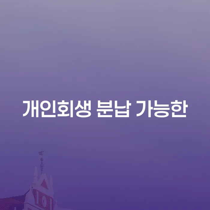 개인회생 법무사 비용 싸고 신용회복 잘하는 법무법인