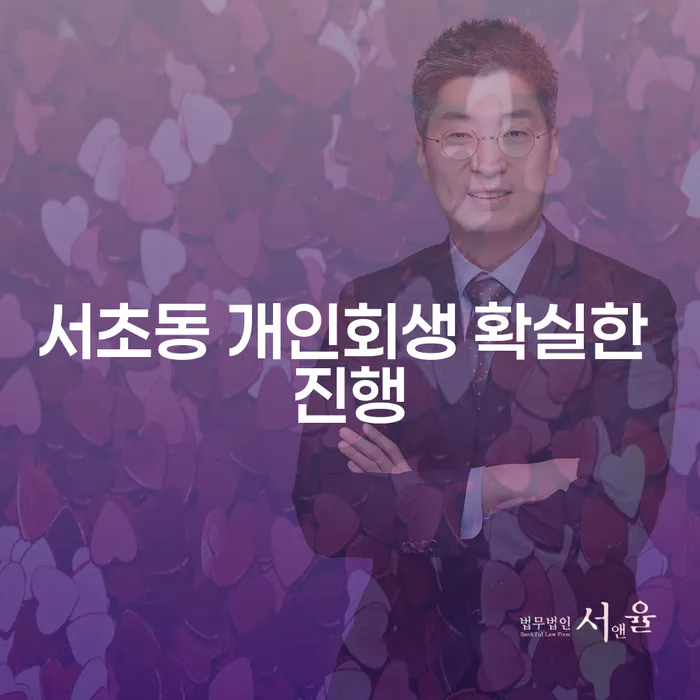 서초동 개인회생 확실한 진행