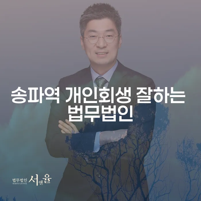 송파역 개인회생 잘하는 법무법인