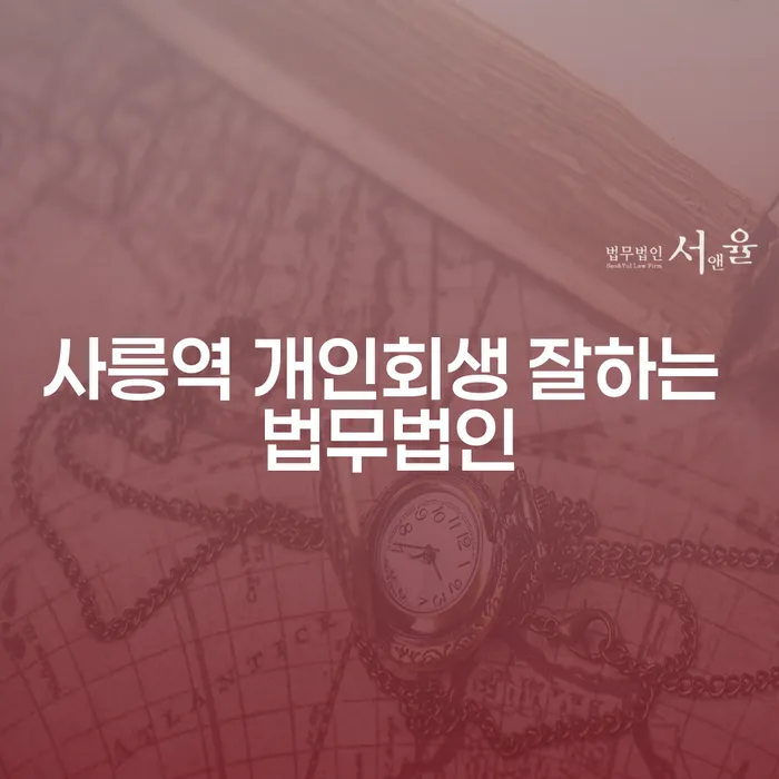 사릉역 개인회생 잘하는 법무법인